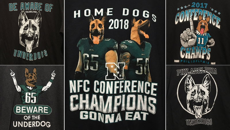 Illustration for article titled A Guide To Bootleg Eagles Super Bowl T-Shirts